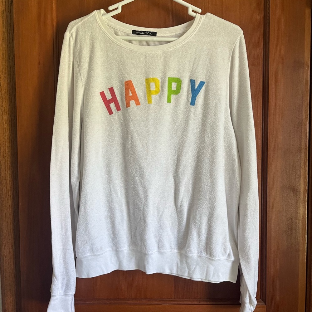 Wildfox pullover. size Large.